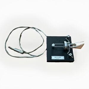 Bencher Ham Radio Morse Code CW Iambic Paddle Keyer Black Vintage TESTED